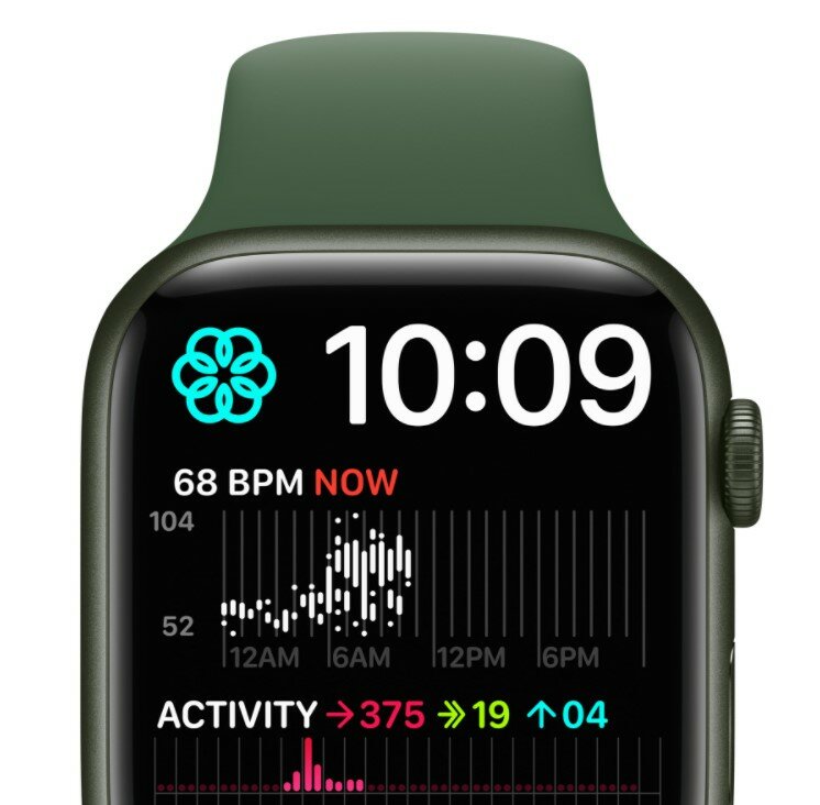 Apple Watch Series 7 GPS + Cellular 45mm RED Aluminium Case with RED Sport Band - Regular wyświetlacz Retina