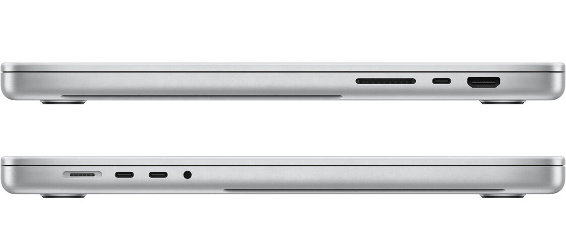 Laptop Apple MacBook Pro MK183ZE/A 16-calowy 512GB Space Grey złącza laptopa