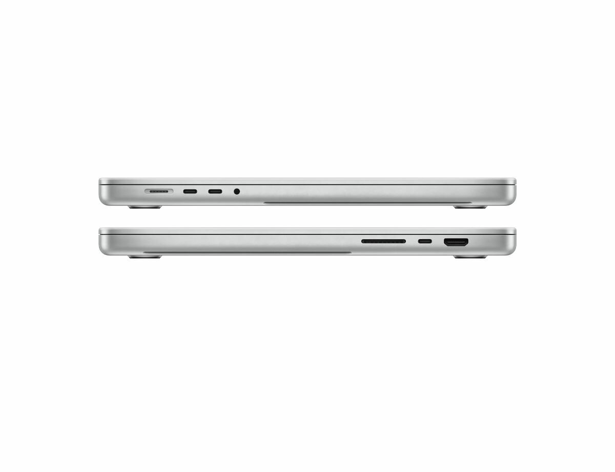 Notebook Apple MacBook Pro Apple M1 Pro obraz przedstawia dwa boki podączenia