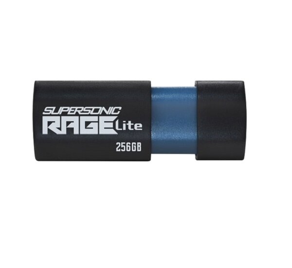 Pendrive Patriot Supersonic Rage Lite 256GB PEF256GRLB32U widok z zamkniętym złączem