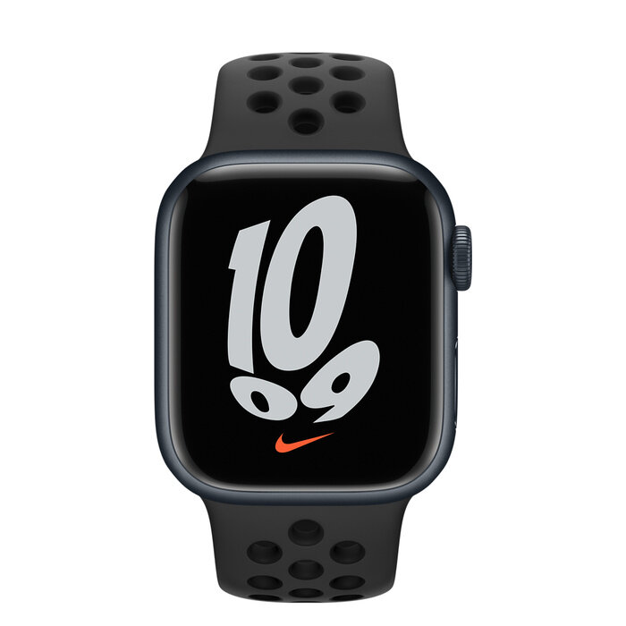 Smartwatch Apple Watch Nike Series 7 41mm (północ) z przodu