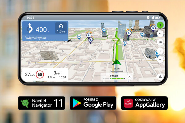 Wideorejestrator Navitel R450 NV smartfon z załączoną nawigacją 