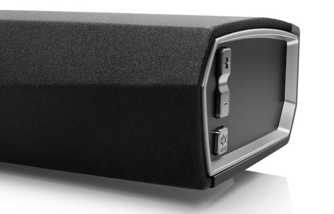 Soundbar DENON DHT-S716H klasy Premium lewy bok - przyciski