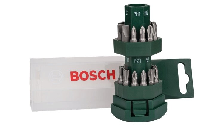Zestaw bitów Bosch do wkrętarki „Big Bit” (25 szt.) przodem