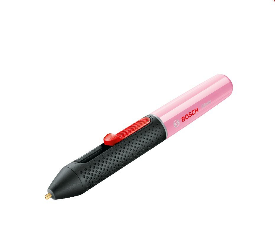 Długopis do klejenia Bosch Gluey różowy frontem