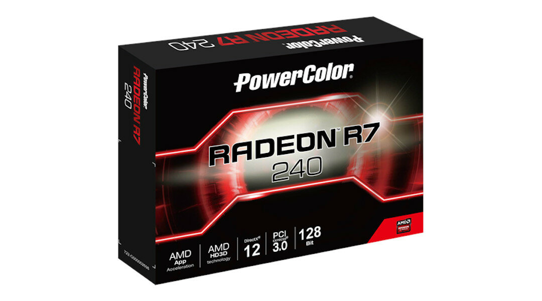 Karta graficzna Powercolor Radeon R7 opakowanie