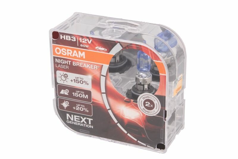 Żarówka Osram NIGHT BREAKER LASER H3 OSR9005 NL-HCB opakowanie