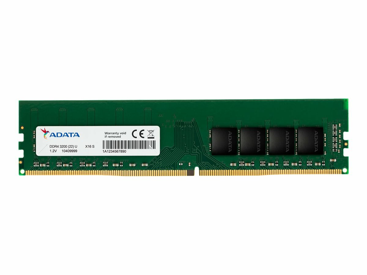 Pamięć RAM Adata AD4U32008G22-SGN 8GB DDR4 3200MHz moduł widoczny frontem