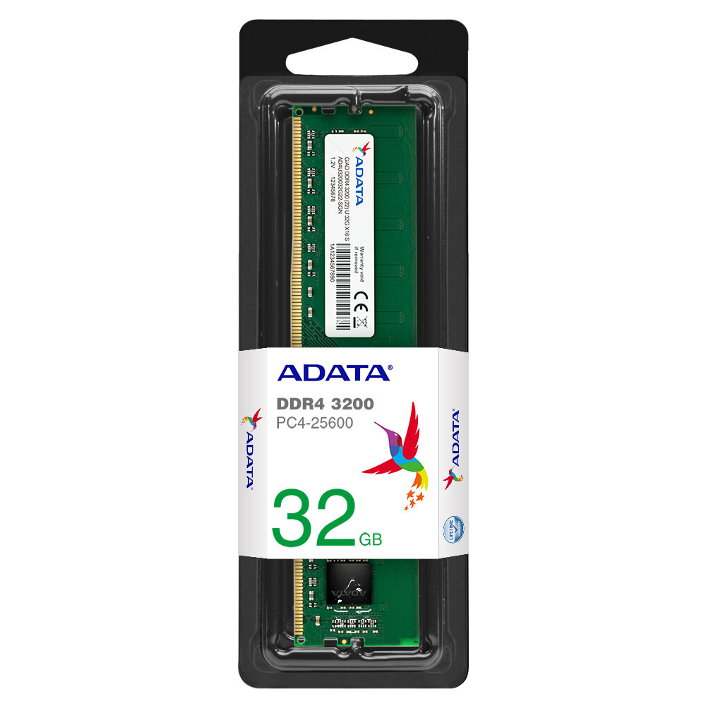 Pamięć RAM Adata AD4U32008G22-SGN 8GB DDR4 3200MHz znajdująca się w opakowaniu