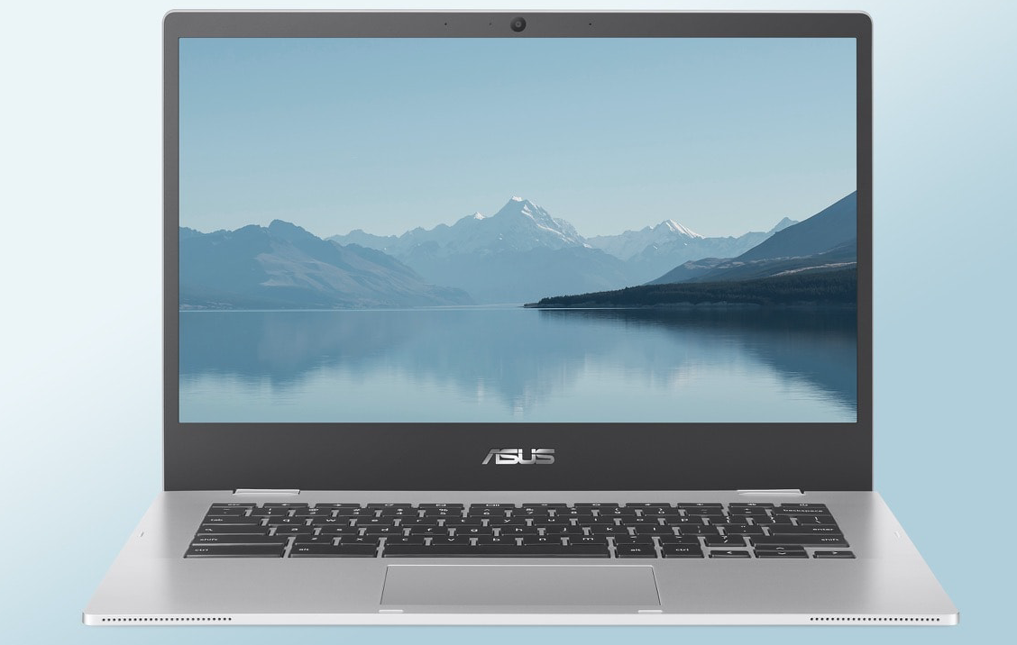 Laptop Asus Chromebook CX1400CNA-BV0140 widoczny frontem