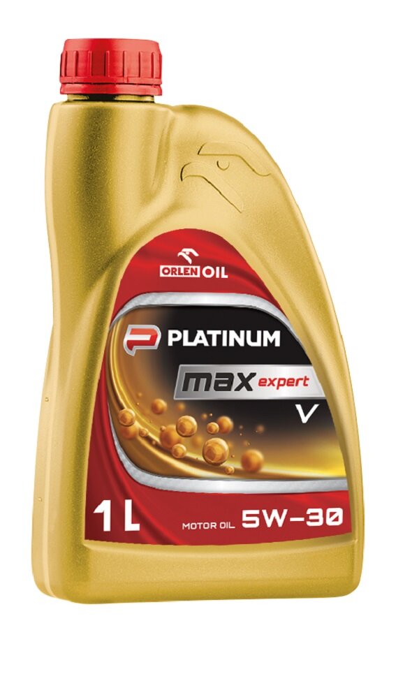 Olej Platinum Maxexpert V 5W-30 1000 ml przodem