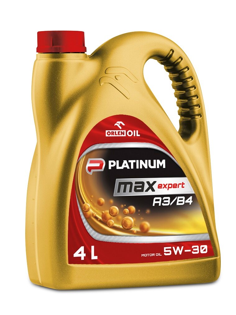 Olej silnikowy Orlen Oil Platinum MaxExpert A3/B4 4000 ml z przodu