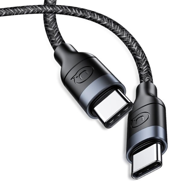 Kabel pleciony USAMS U31 SJ400USB01 (US-SJ400) USB-C na USB-C frontem