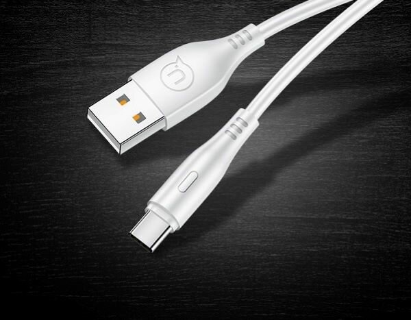 Kabel U18 USB-C Usams SJ267USB02 (US-SJ267) 1m biały