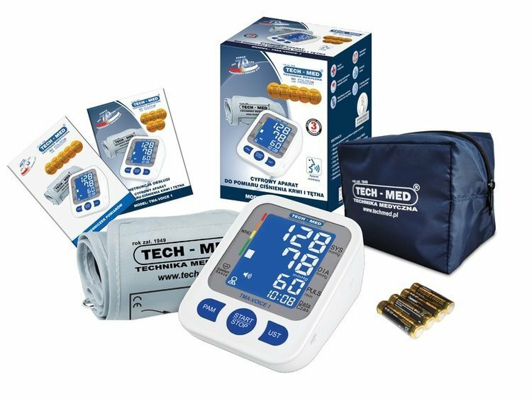 Ciśnieniomierz Tech-Med TMA-VOICE 1 wraz z zestawem