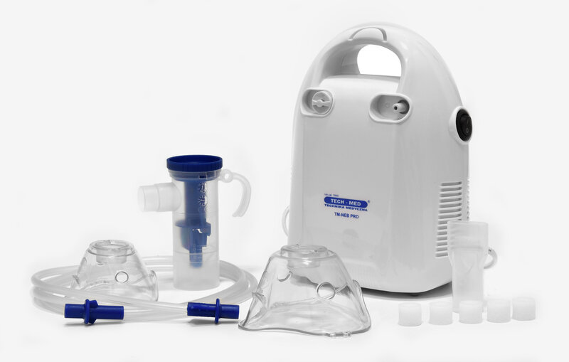 Inhalator kompresorowy Tech-Med TM-NEB Pro wraz z zestawem