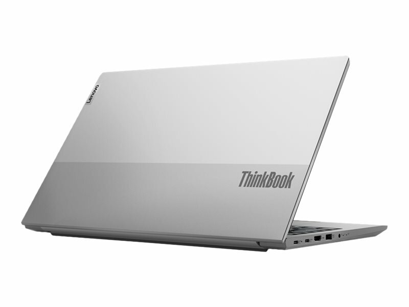 Laptop Lenovo ThinkBook 15 G3 ACL 21A400B1PB widok na pokrywę matrycy
