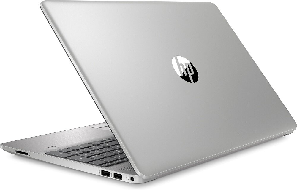 Laptop HP 255 G8 3V5F0EA widok na pokrywę matrycy pod skosem