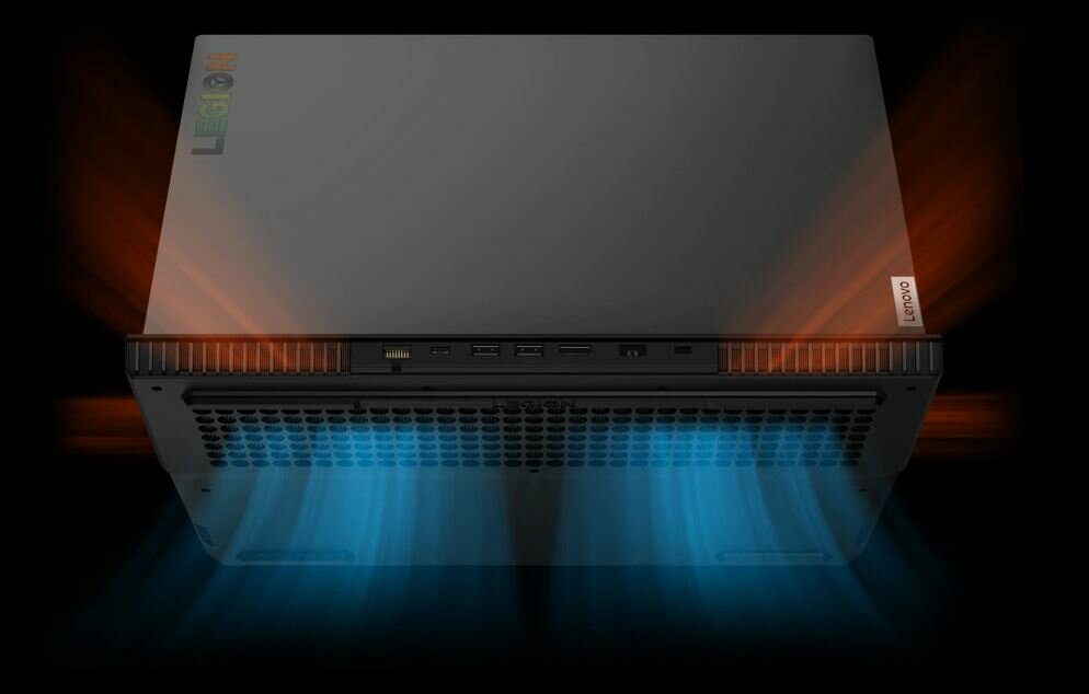 Laptop Lenovo Legion L5 (15, AMD) 82B500HPPB cyrkulacja powietrza