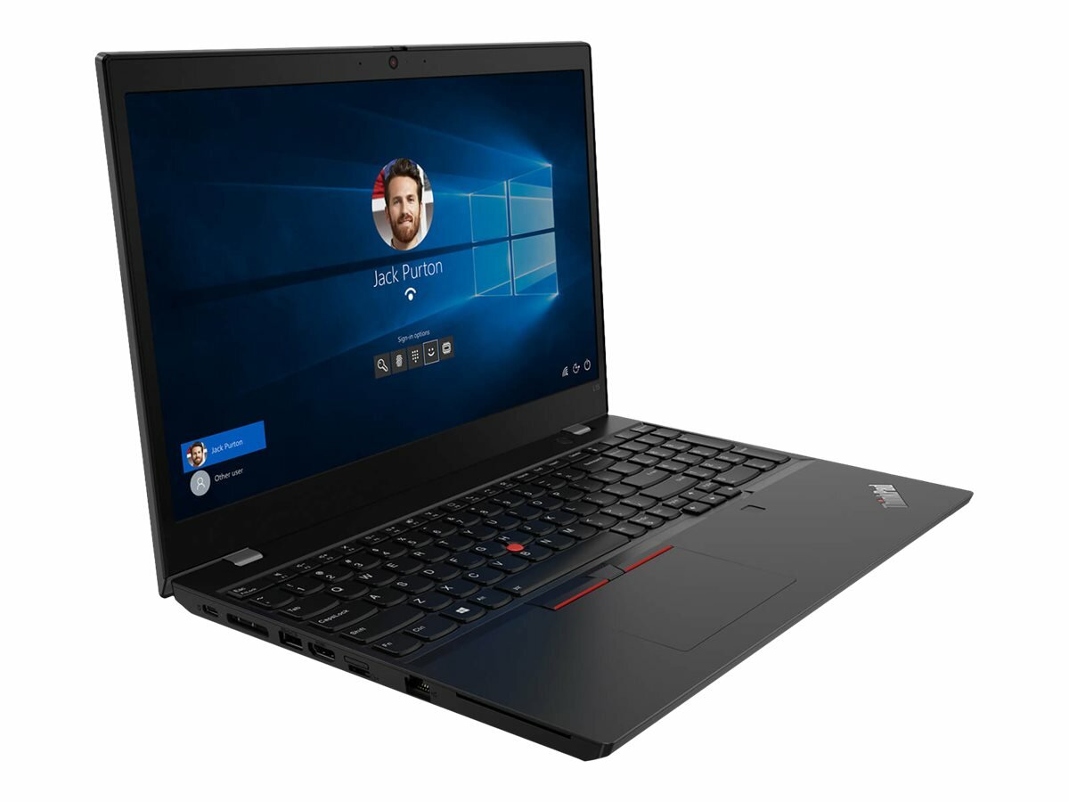 Laptop Lenovo ThinkPad L15 G1 8/512 GB od boku otwarty