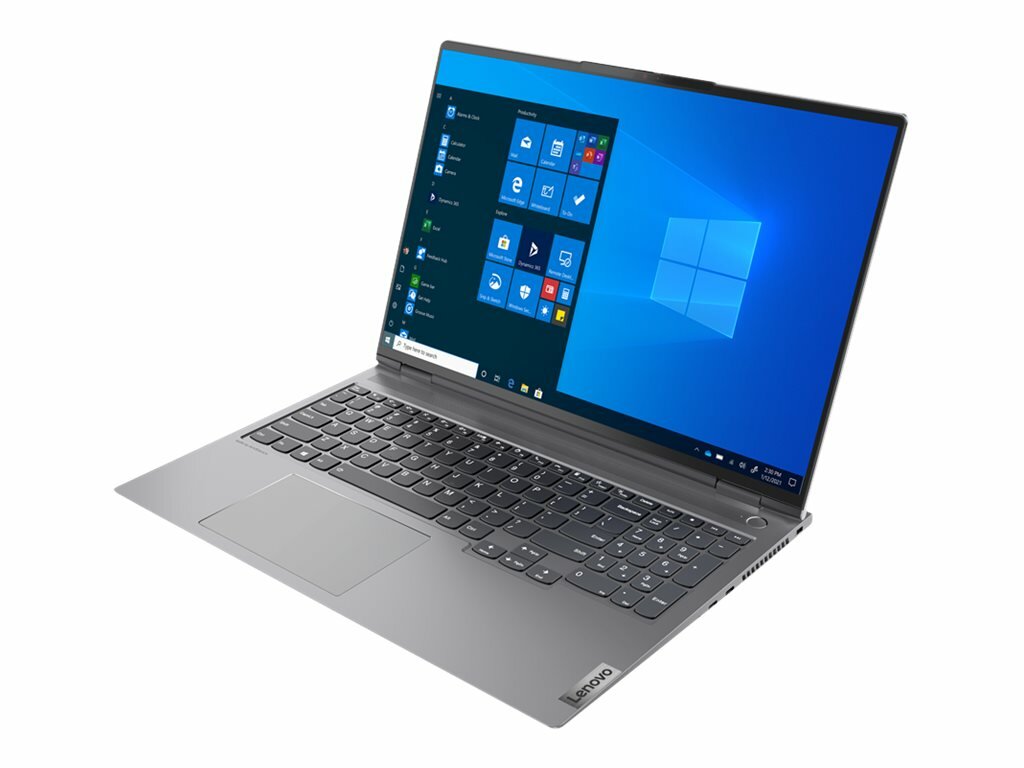 Laptop Lenovo ThinkBook 16p G2 AMD R7 5800H otwarta pokrywa