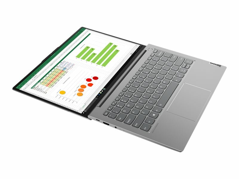Laptop Lenovo ThinkBook 13s G3 (AMD) 20YA0031PB otwarty pod kątem 180 stopni
