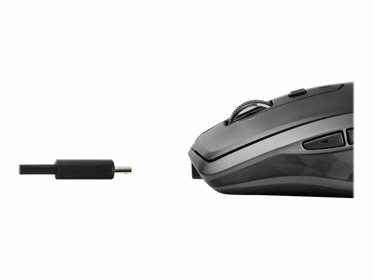 Mysz Logitech MX Anywhere 2S grafitowa myszka i kabel połączeniowy