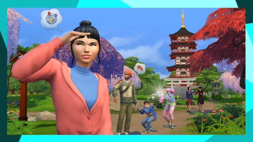 Dodatek do gry Electronic Arts The Sims 4 Śnieżna eskapada na PC pokazane Simy i ich emocje