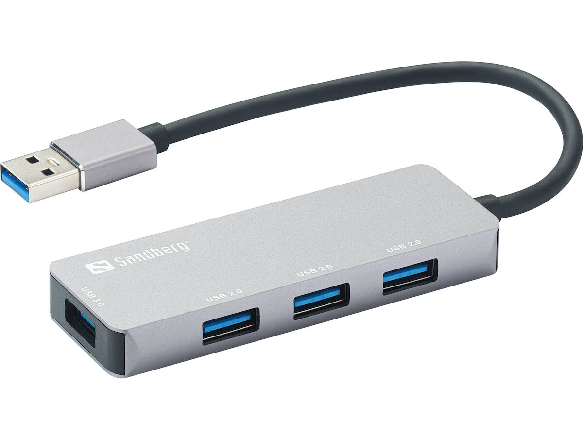 HUB USB Sandberg 333-67 3 portowy widoczny frontem