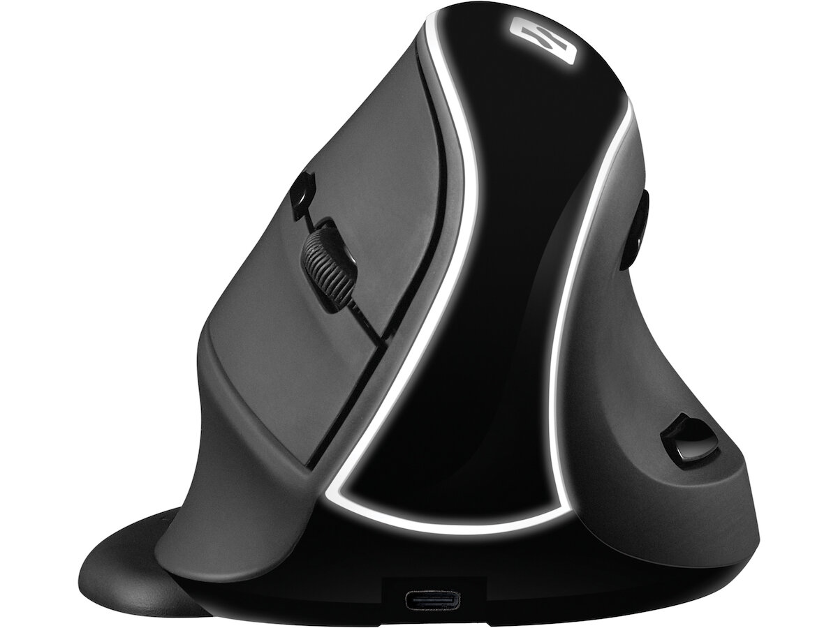 Mysz bezprzewodowa Sandberg Vertical Mouse Pro od frontu