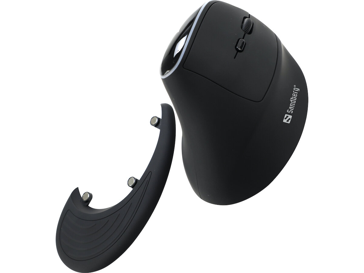 Mysz bezprzewodowa Sandberg Vertical Mouse Pro mysz i dodatkowa podstawka pod skosem