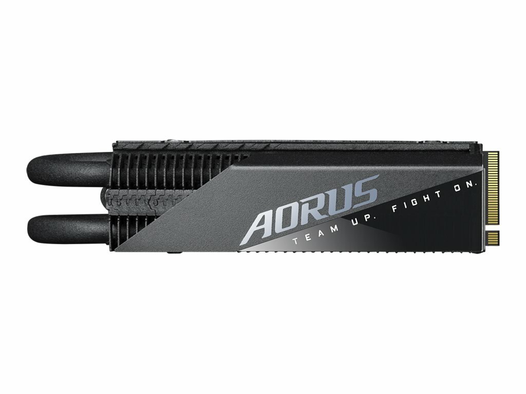 Dysk SSD Gigabyte Aorus Gen4 7000s Premium 2TB M.2 GP-AG70S2TB-P widok z boku