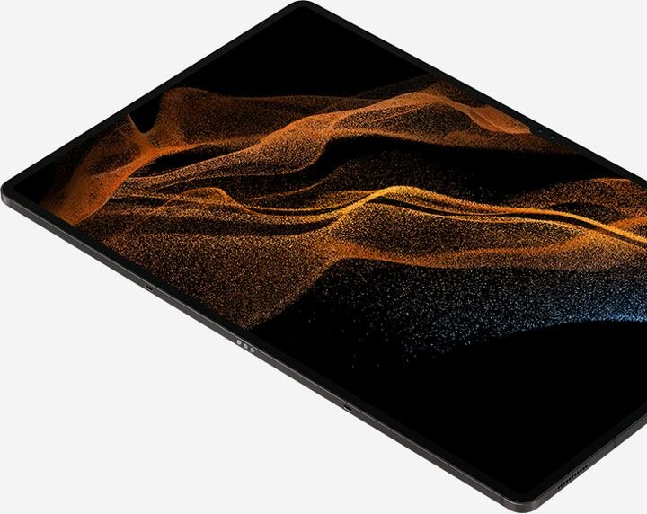 Tablet Samsung Galaxy Tab S8 Ultra SM-X900 widok lekko po skosie