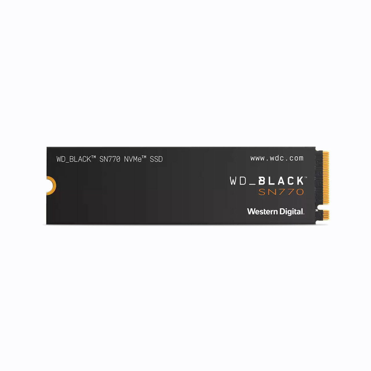Dysk SSD Western Digital WD_BLACK SN770 NVMe zdjęcie dysku od przodu