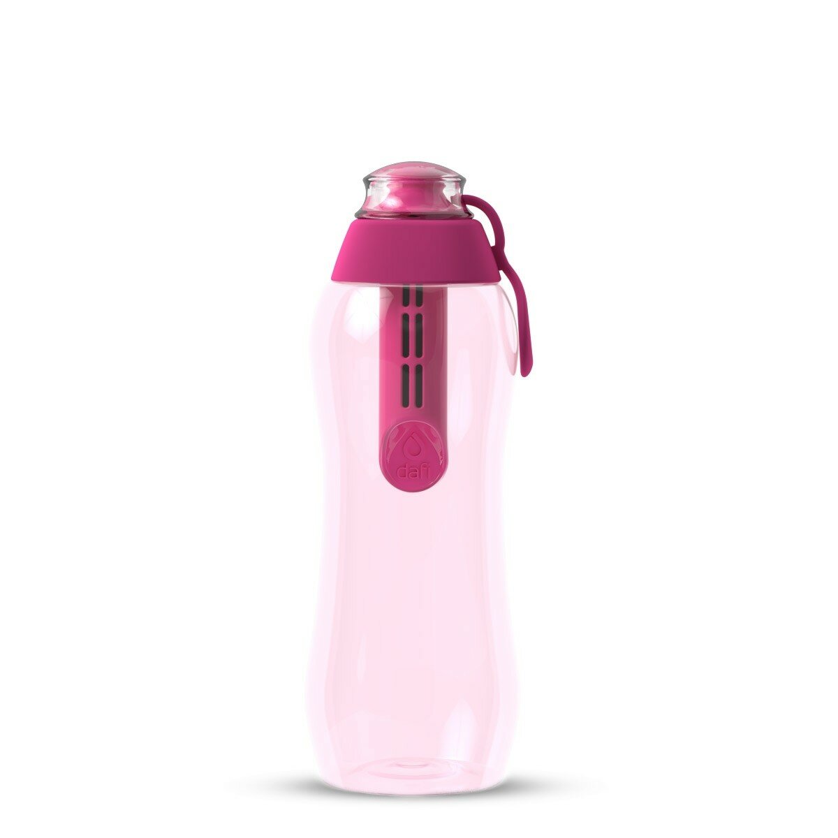Butelka filtrująca Dafi Soft 0,3L +1 filtr Flamingowa z przodu