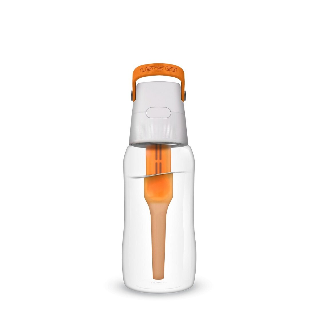 Butelka filtrująca Dafi Solid 0,5L Bursztynowa z przodu