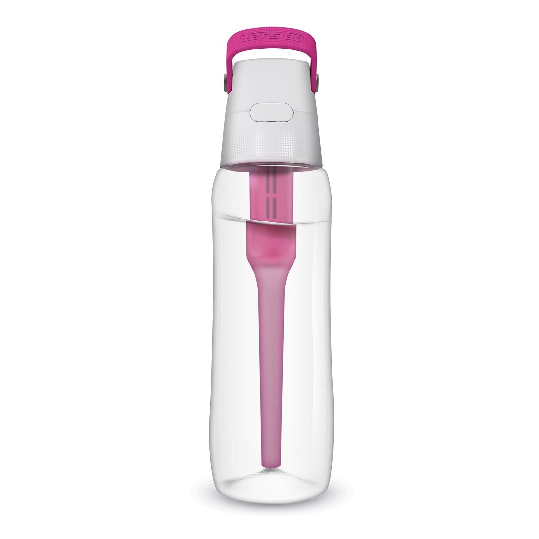 Butelka filtrująca Dafi Solid 0,7L Flamingowa z przodu