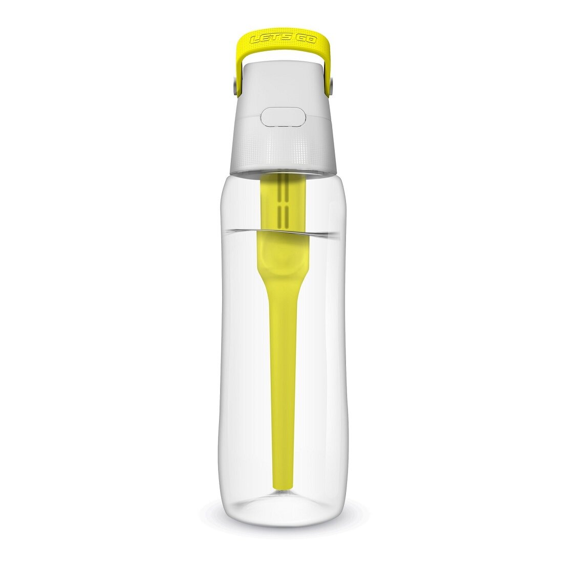 Butelka filtrująca Dafi Solid 0,7L Cytrynowa z przodu