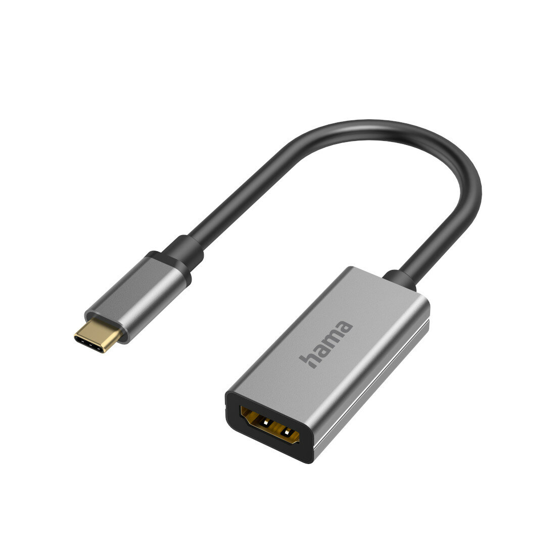 Adapter Hama premium USB-C - HDMI 4K 60Hz frontem