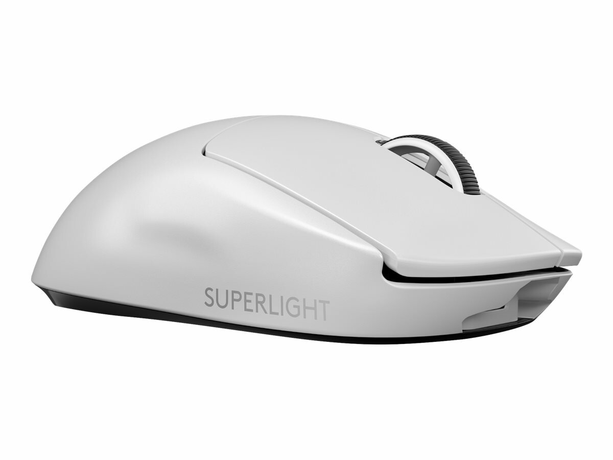 Mysz Logitech G Pro X Superlight Biała 910-005942   widok z boku