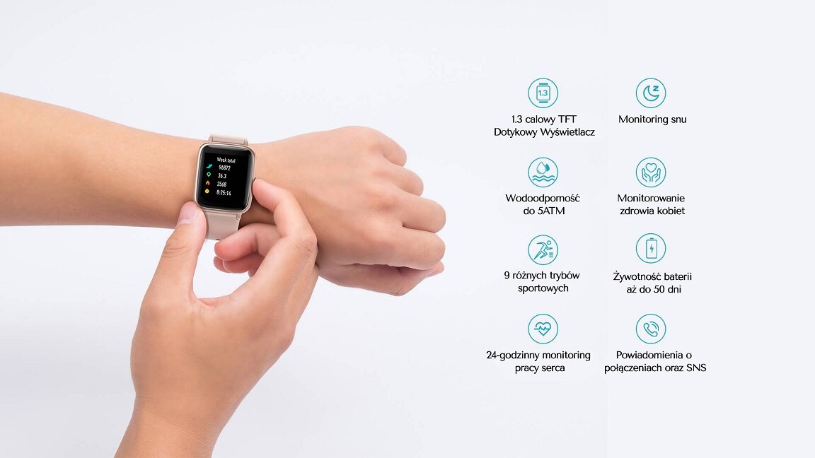 Smartwatch Ulefone Watch (UF-W/BK) Czarny z opisem właściwości