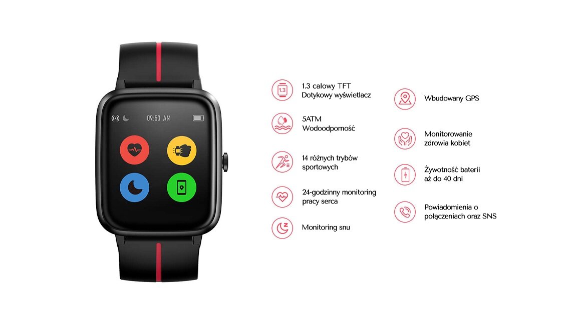 Smartwatch Ulefone Watch GPS z opisem właściwości