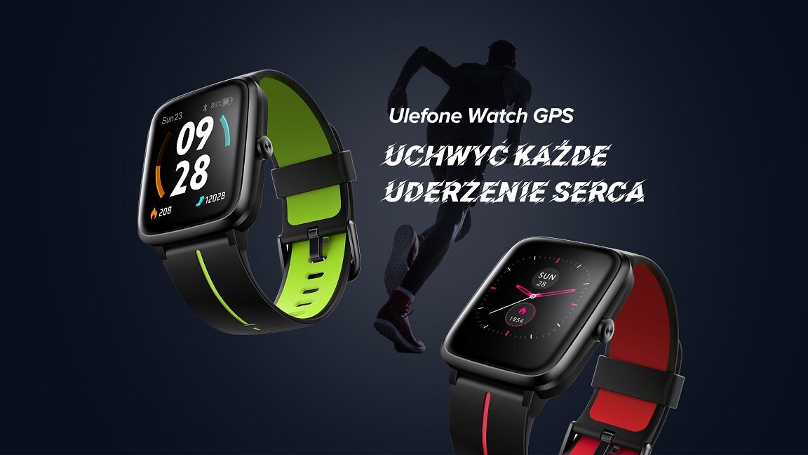 Smartwatch Ulefone Watch GPS - baner reklamowy