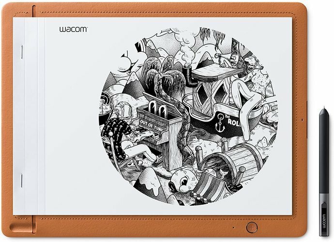 Tablet graficzny Wacom Sketchpad Pro brązowy widok od frontu