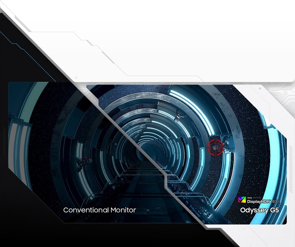 Monitor Samsung Odyssey G52A 27 widoczne szczegóły