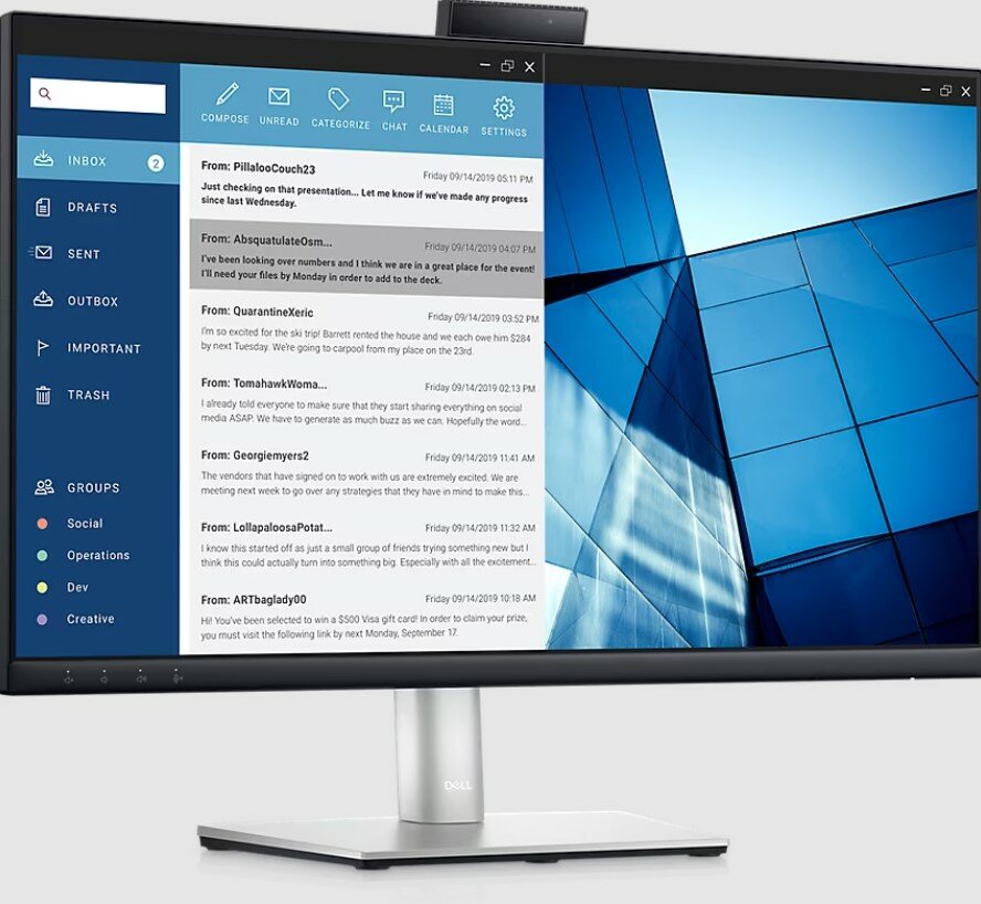 Monitor Dell C2423H 23.8” regulacja podzielony ekran monitora
