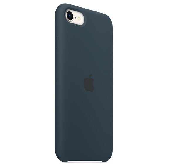 Etui ochronne Apple iPhone SE Silicone Case (błękitna toń) pod skosem