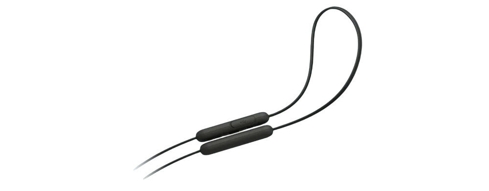 Słuchawki douszne bezprzewodowe WI-XB400 extra bass, czarne kabel