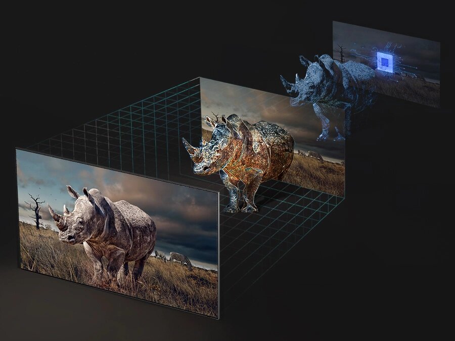 Telewizor Samsung QE75QN900B QLED 8K -  obraz w technologii 3D