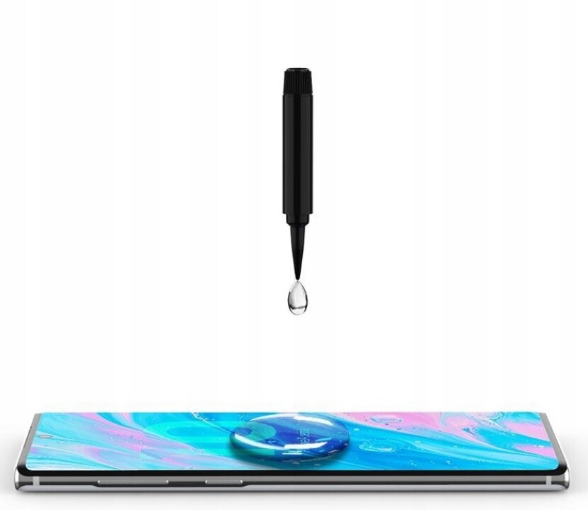 Szkło UV hartowane T-Max do Samsung Galaxy S20 kropla wody na ekranie